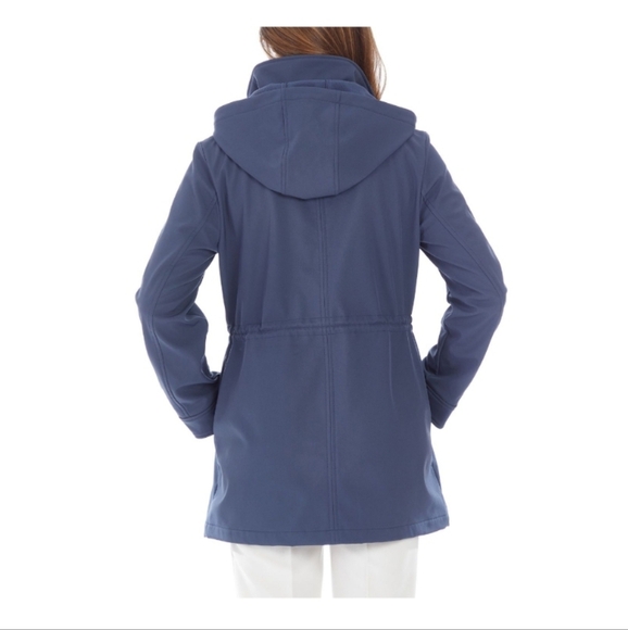 Nine West Soft Shell All Season JacketColor: Blue Steel, Size: LARGE (EUC) - Picture 4 of 12